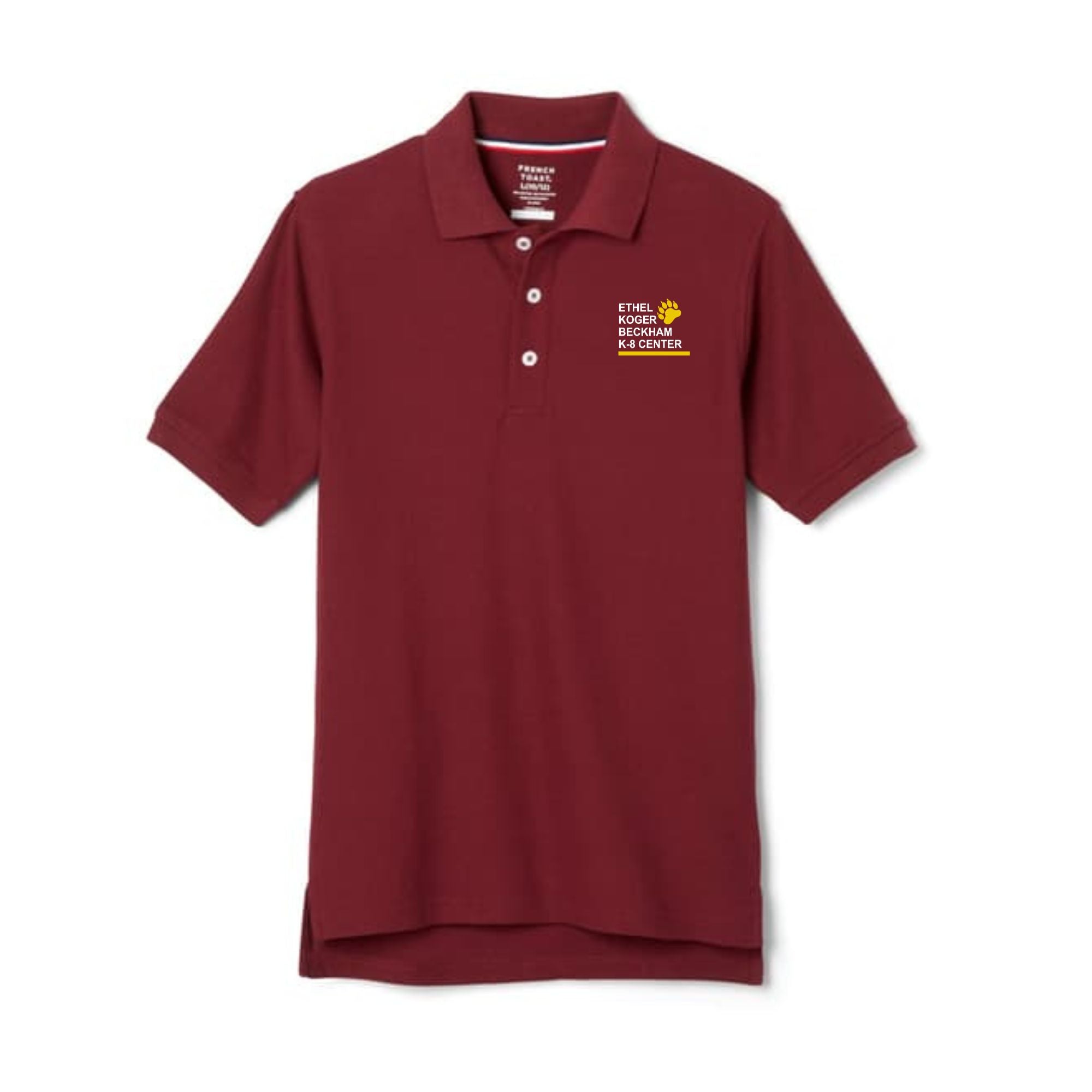 EKBK8 K-5TH Unisex Polo burgundy