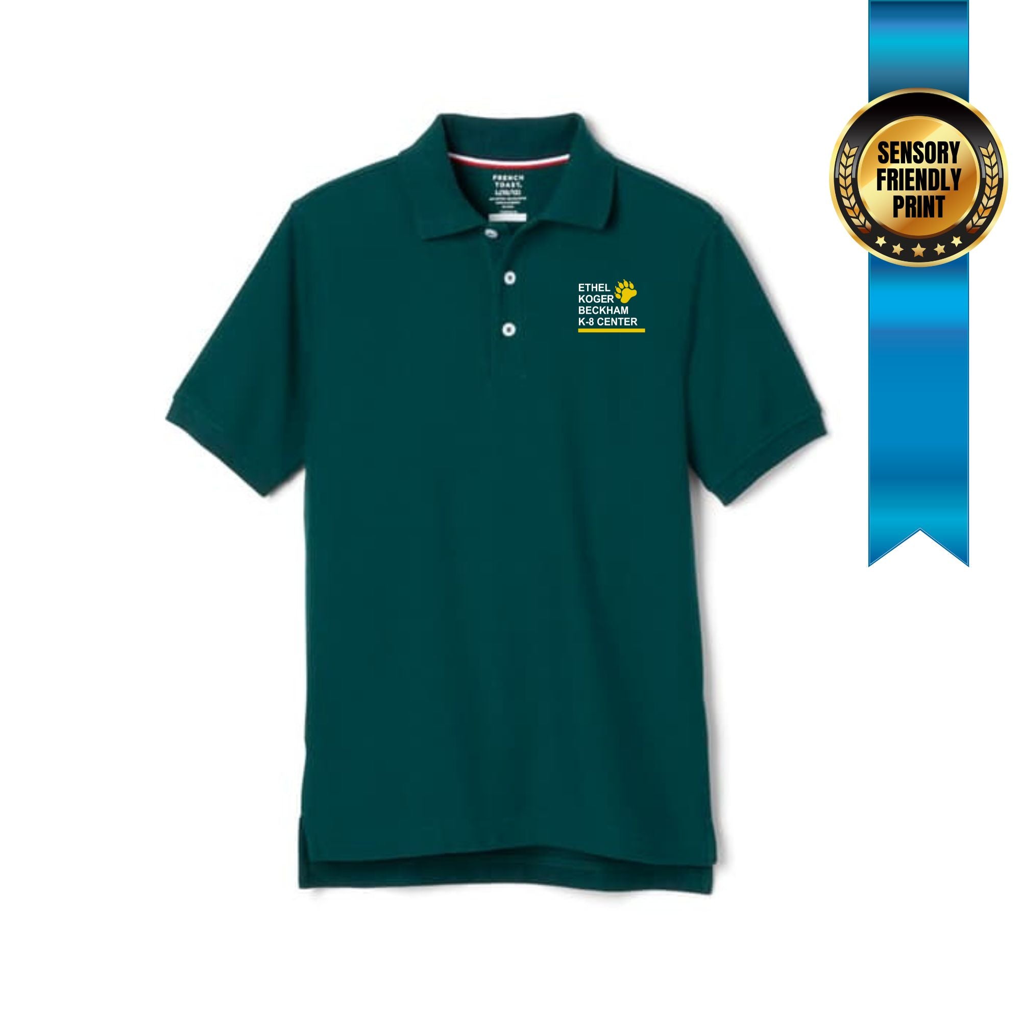 EKBK8 K-5TH Unisex Polo green printed