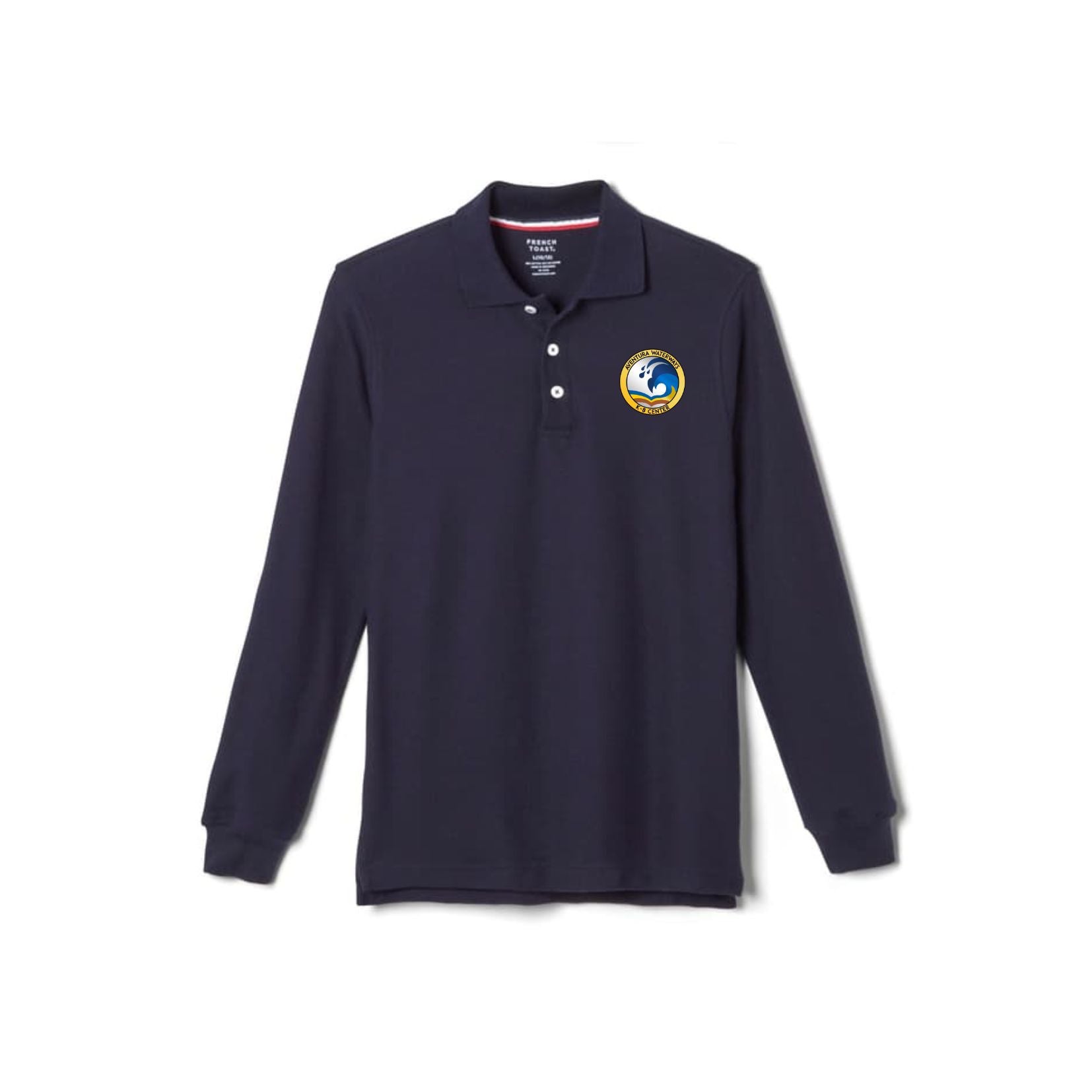 Waterways Long Sleeve Piqué Polo 7TH