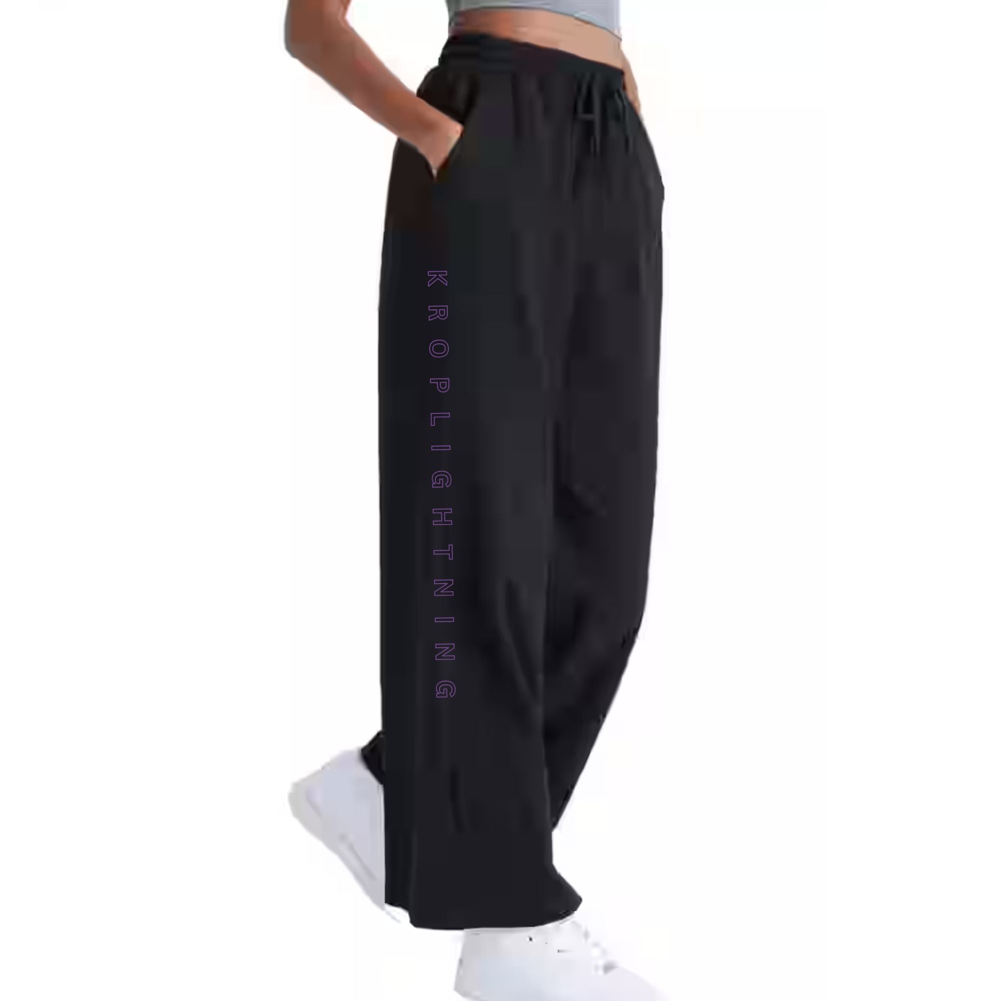 KROP Lightning Wide Leg Sweatpants