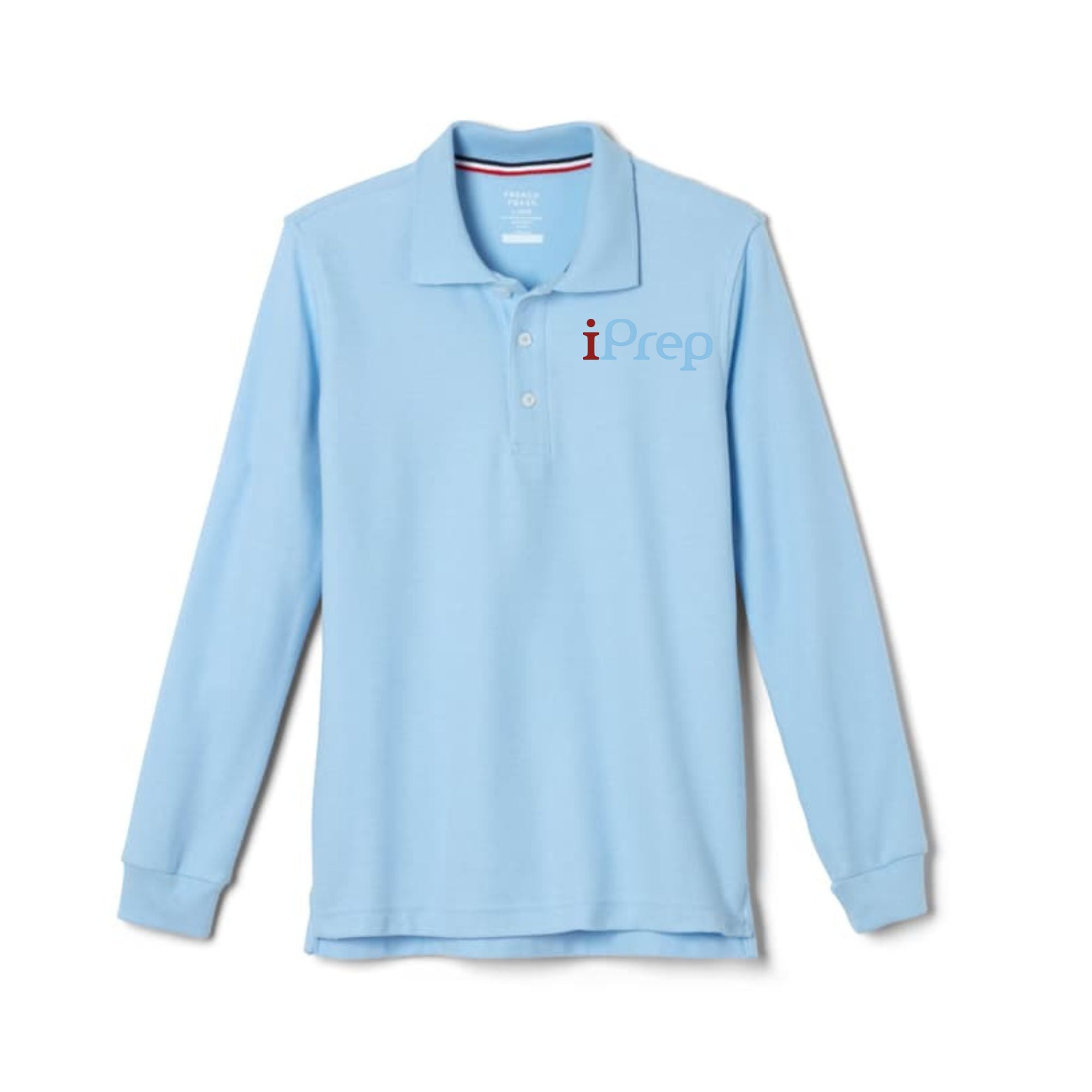 polo long sleeve light blue
