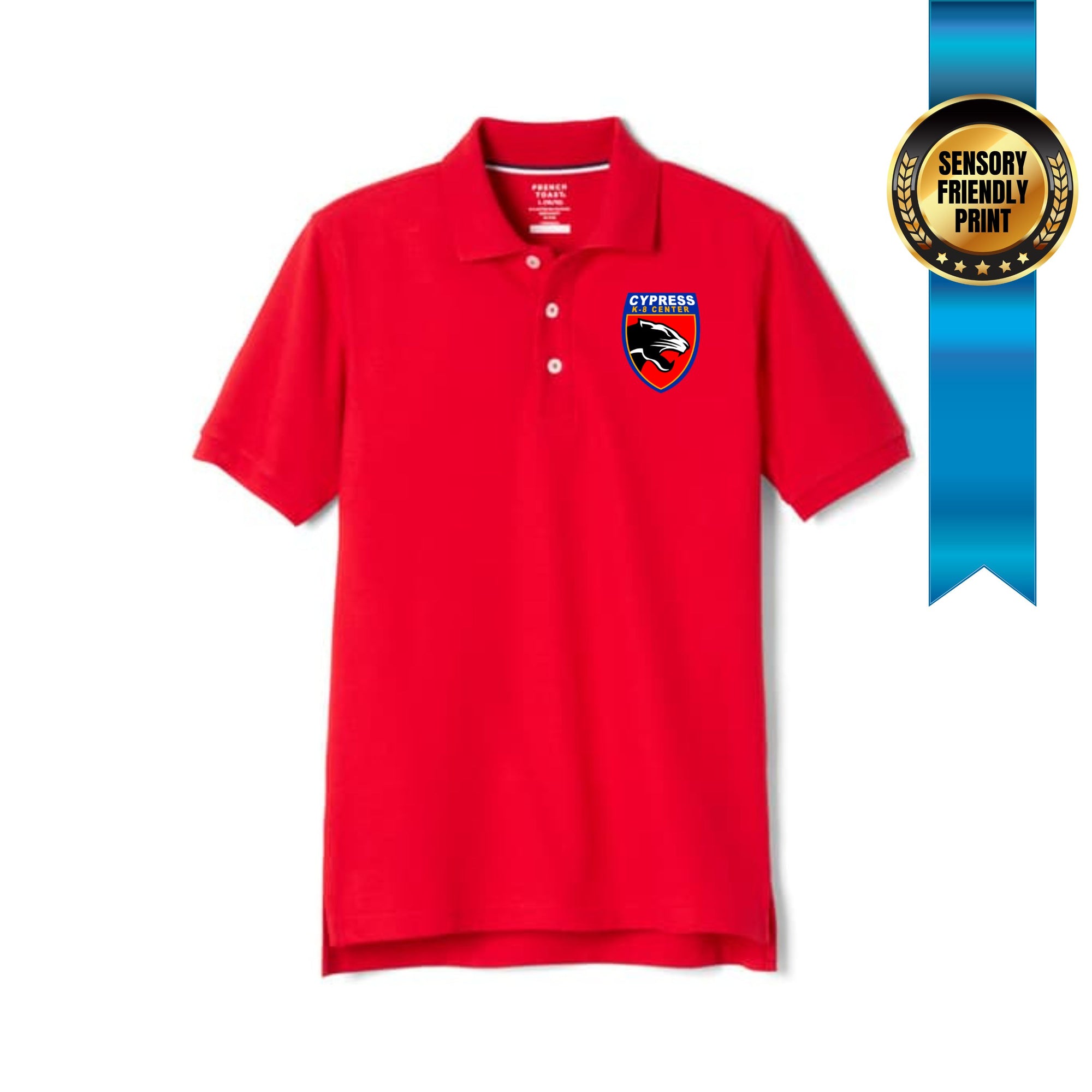 cypress k8 6th 8th unisex polo red printed