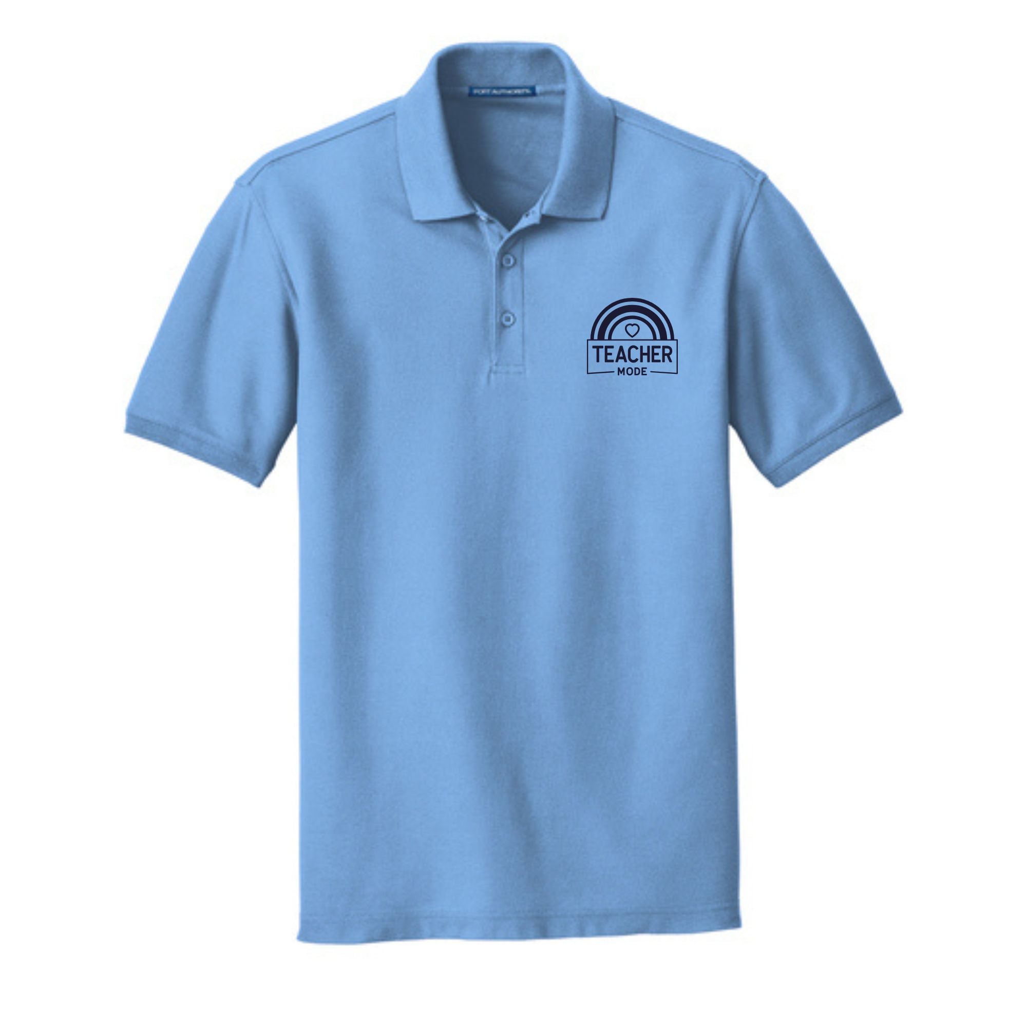 Teacher Cotton Pique "Teacher Mode" Polo