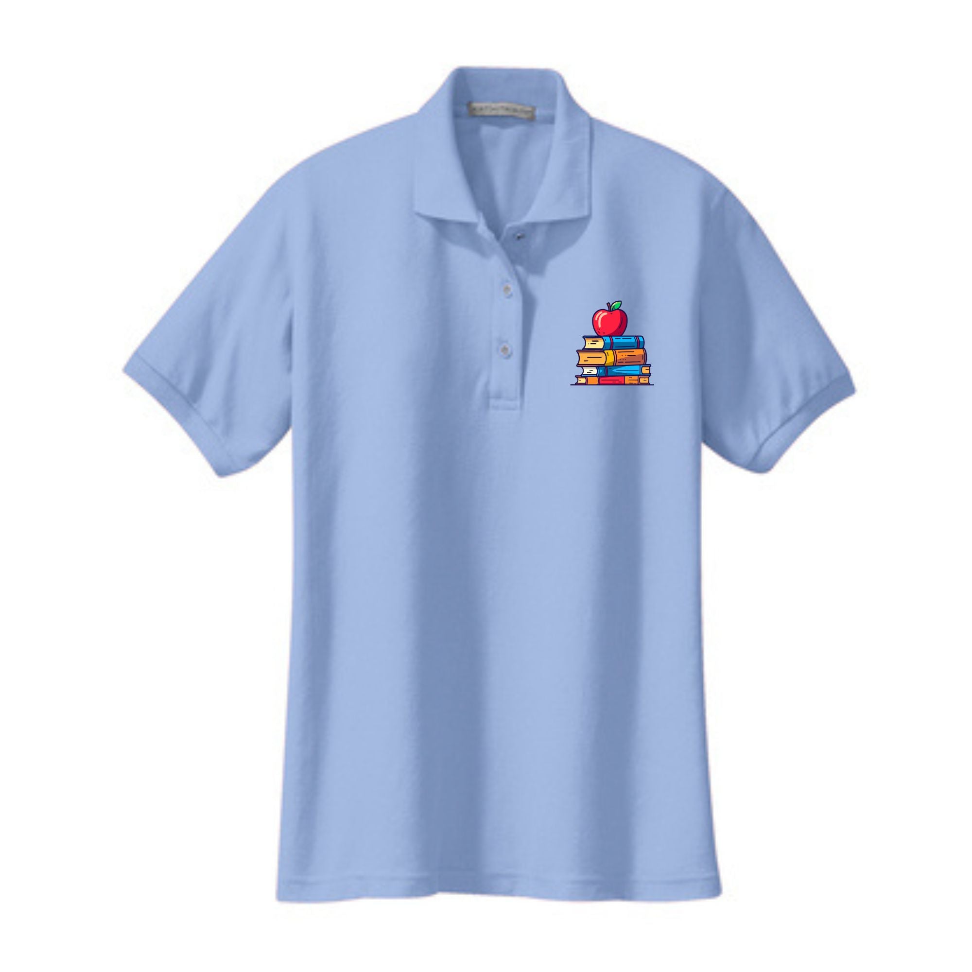 Teacher Ladies' Cotton Pique Polo Apple